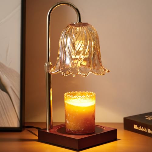 Dimmable Candle Warmer Lamp for Home Decor with Timer and Adjustable Height