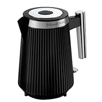 Russell Hobbs Bronte Kettle, RHK2675BLK, Distinctive Design, Internal Illumination, Perfect Pour, Push-to-Open Lid, Black