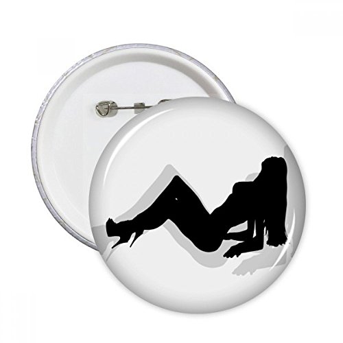 Pins Hot Bikini femme DIYthinker bouton rond pour veste et sac