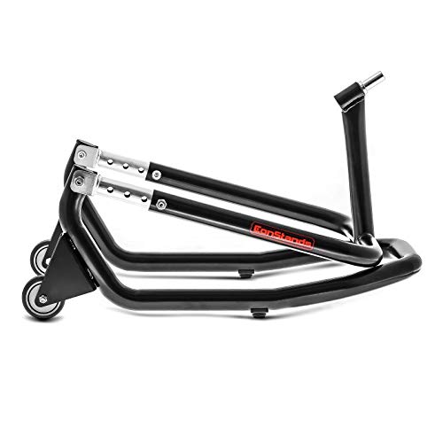 Caballete Moto Delantero a tija ConStands V5 Negro con Pin 21mm