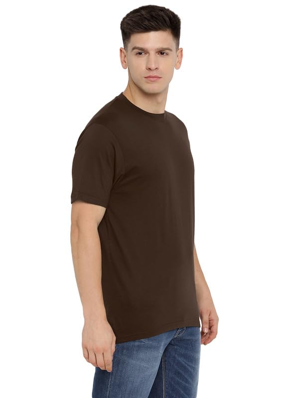 Image of AMERICAN CREW 100% Supima Cotton Round Neck T-Shirt for Men