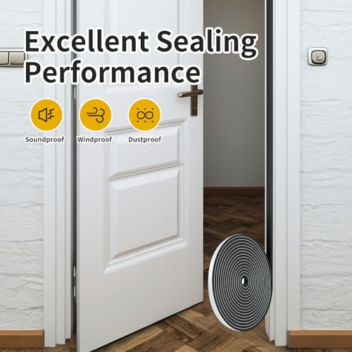 Image of High Density CR Door Seal,for Door and Window,1 /4 in x 1 /8 in x 39Ft