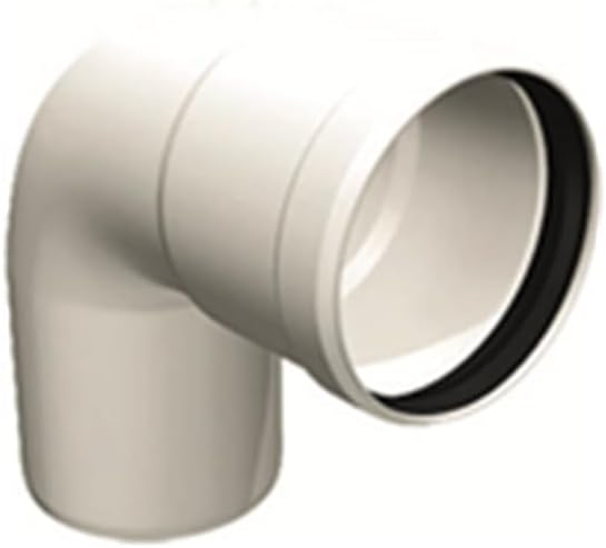 Curva 90° MF Scarico Fumi Caldaia Ø 80 mm