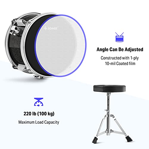Donner Kid Drum Sets-Donner 5-Piece For Beginners thumb #8