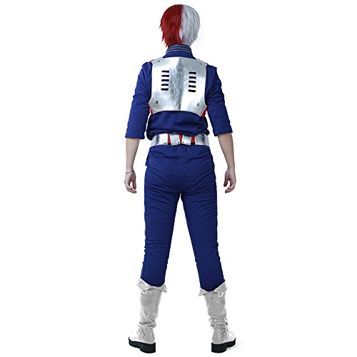 Miccostumes Men's Shoto Todoroki Cosplay Costume Uniform, Blue, X-Large by miccostumes - Image 4