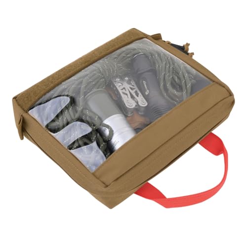 KRYDEX Clear Top Insert Bag with Hook Panel Tactical Packing Cube Travel Organizer Bag (Large-CB) by KRYDEX - Used condition - US$18.95