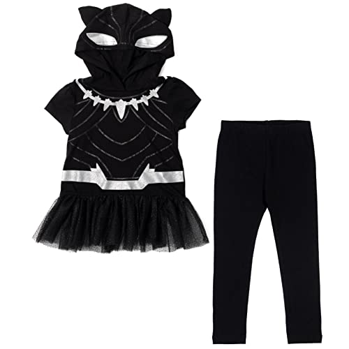 Image of Marvel Girls' Cosplay Hooded Tee and Leggings Set Toddler to Big Kid