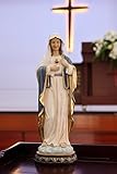 Hi-Line Gift Ltd. 24 in Sacred Heart Mary Statue Religious Decor Indoor/Outdoor