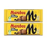 Marabou Black Saltlakrits 2×170 g (340 g) | Süß-salzige Schokolade mit Salzlakritz | 2er-Pack | Schwedische Kult-Schokolade | Import