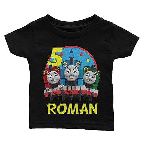 Family Personalize T-Shirt for Trains Theme Birthday