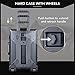 Lykus HC-5230 Large Waterproof Hard Case with Wheels and Customizable Foam, Interior Size 20.5x14.2x13.6 inch, Suitable for cameras, lenses, electronic equipment and more