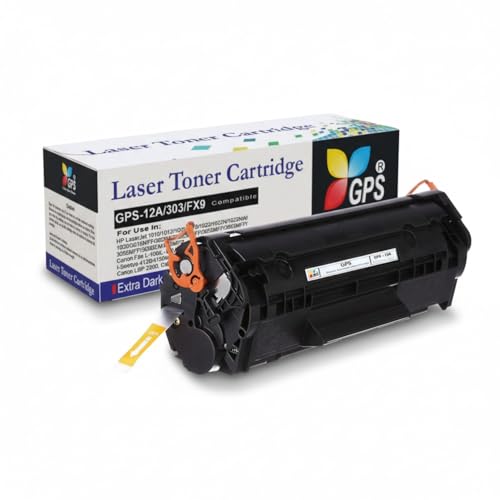 Image of GPS Colour Your Dreams 12A (Q2612A) Black Laser Toner Cartridge, Compatible for HP LaserJet 1010, 1012, 1018, 1020, 3050, M1005 MFP & Canon LBP 2900 Printers (1pcs)