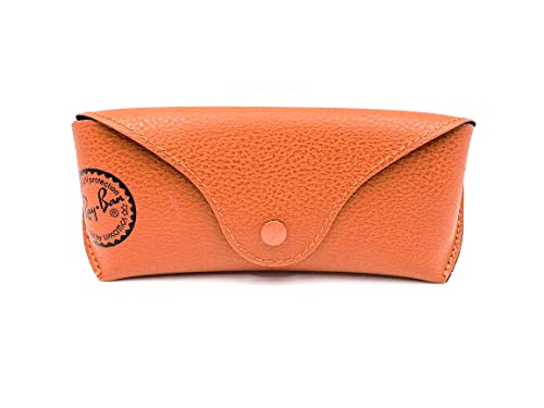 Ray-Ban eSHADES Étui à lunettes de soleil marron + kit de lunettes de luxe eSHADES, Orange, Medium