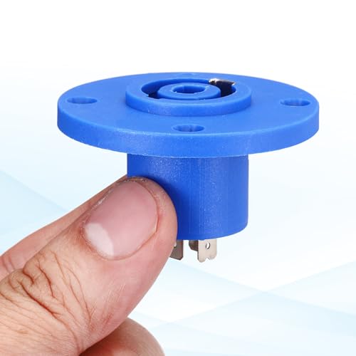MECCANIXITY 5 pzas Conector XLR Hembra Panel Audio Azul miniatura 4
