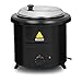 Royal Catering RCST-13SB Suppentopf elektrisch Suppenkessel Thekentopf Suppenwärmer 13 L 600 W 30-80 °C schwarz