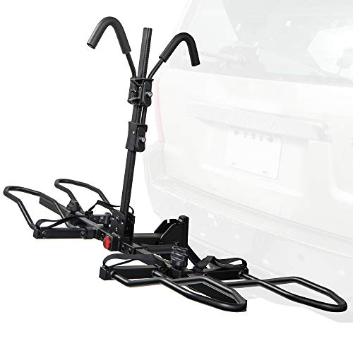 KAC Overdrive Sport 2-Bike Hitch Mounted Rack - Smart Tilting, Platform Style Standard