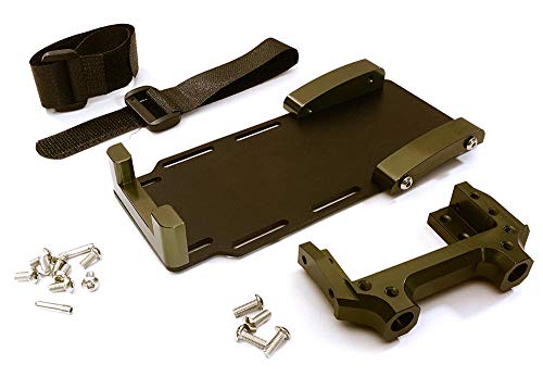 Integy RC Upgrades for Axial, Laydown Battery Tray w/Forward Servo Mount for Axial 1/10 SCX10 II (#90046-47)