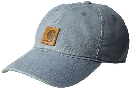 Carhartt Herren-Kappe aus Baumwollleinen, Stahlblau, Einheitsgröße – Ansicht 1