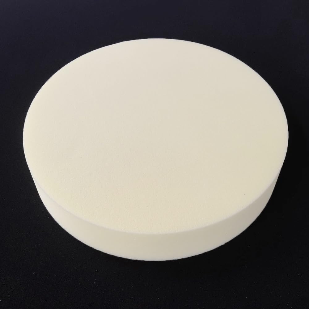 High Density Foam Round Cushion Insert Upholstery Foam Sheet for Bar Stool,Booster Chair,12"/16"/20"/24" Round Replacement Memory Foam,Cut to Any Size (6" Thick - 22"x22")