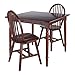 Winsome Wood Mornay Dining Set, Walnut