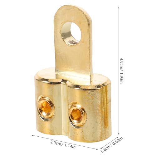Conectores de audio de 4GA a anillo para rutas con buen sonido 2