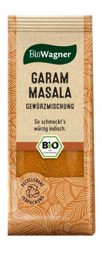 BioWagner - Bio Garam Masala | Gewürzmischung für Currys oder inidsches Naanbrot | naturbelassene...