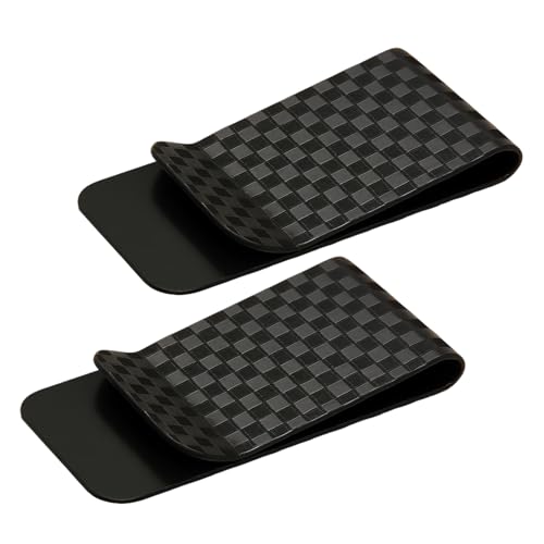 Tuwonwa 2 PCS Pince a Billet en Fibre De Carbone avec Porte-Cartes De Crédit pour Homme,Porte Carte Minimaliste Ultra Fin Et Léger, Grande Capacité pour...