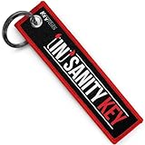 KEYTAILS Keychains, Premium Quality Key Tag for Motorcycle, Car, Scooter, ATV, UTV [Insanity Key]