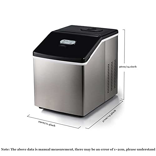 Fabricadora de hielo portátil para mostrador, produce hasta 30 kg de cubos de hielo al día, ideal para hogar, oficina, bar o cocina miniatura 5