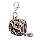 Itzy Ritzy Pacifier Case with Clip – Pacifier Charm Pod Includes Clasp to Easily Attach to a Diaper Bag or Purse; Measures 2.5” in Diameter and Holds 2 Pacifiers, Leopard