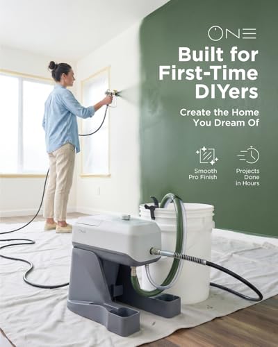 Image of InoKraft ONE Airless Paint Sprayer for First-Time DIYers | One-knob setup lowers the learning curve; 3000 PSI, dual tips and guided use for walls, fences, decks and furniture