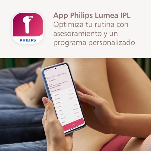 Philips Lumea Advanced BRI921/00 - Depiladora Luz Pulsada para la Depilación Permanente del Vello Visible en Casa con sensor de tono de piel, 2 Cabezales para Cuerpo y Cara y lápiz recortador compacto