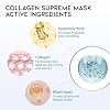 #OOTD Face Mask Korean Skincare for Dry Sensitive Skin | Hydrating, Revitalizing, Calming, Collagen, Ceramide, Cica, Vitamin C Serum Sheet Masks (12EA)