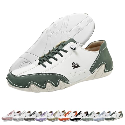 Chaussures Italiennes Basses Beck Faites à la Main for Hommes et Femmes, antidérapantes, Respirantes, rétro, Couleur bloquée, Baskets Tendance, légères,...