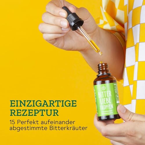 BitterLiebe® Original Bitterstoffe Tropfen 50ml aus Die Höhle der Löwen - hochdosierte Bittertropfen nach Hildegard von Bingen - Made in Germany (3)