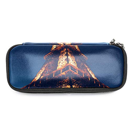 Preisvergleich Produktbild Personalisierbares farbiges Federmäppchen, Kapazität, Stifteetui, Doppelreißverschluss, Schreibwaren-Tasche, Kosmetiktasche mit Fächern für Mädchen, Jungen und Erwachsene