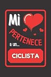  MI CORAZÓN PERTENECE A UN... CICLISTA: CUADERNO DE SAN VALENTÍN. REGALO ROMÁNTICO PARA EL DÍA DE LOS ENAMORADOS O ANIVERSARIO. DETALLE BONITO Y ORIGINAL PARA MI PAREJA.
