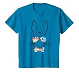 Visage de lapin avec lunettes de soleil pour garçons, hommes, enfants, motif fantaisie pour le jour de Pâques avec visage de lapin de Pâques avec lunettes de soleil multicolores tie-dye et nœud papillon. Cadeau de Pâques pour garçons, enfants, hommes, filles et femmes. Motif famille papa et fils assortis. Visage de lapin cool.