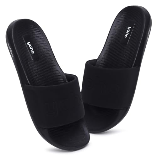 Image of YOHO Drystep Sliders for Men | Waterproof Monsoon Footwear & Rainy Sandals | Skin Friendly Adjustable Strap