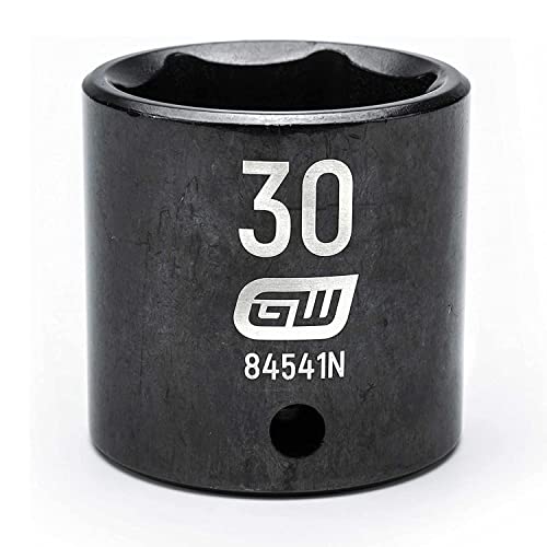 GEARWRENCH 1/2 Drive 6 Point Standard Impact Metric Socket 30mm - 84541N