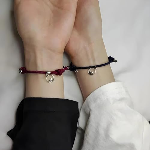 Friendship bracelet - Alloy Couple Bracelet Rope Attraction Creative Men and Women Jewelry 24