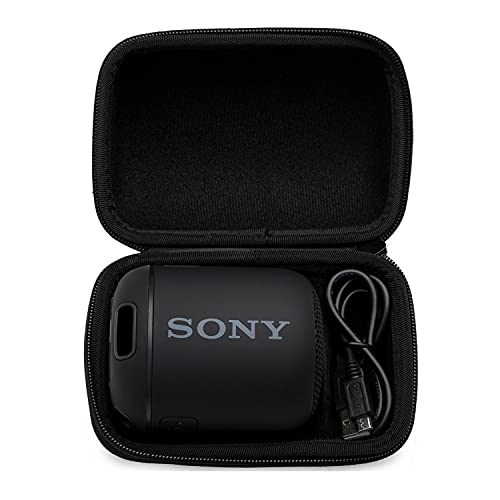 Sony Xb13 Extra Bass Portable Ip67 Waterproof/Dustproof Wireless Bluetooth Speaker (Light Blue) With Knox Gear Hard Shell Storage And Travel Case (Black) Bundle (2 Items) #TOP7