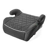 LST Kindersitzerhöhung ISOFIX i-Size ECE R129 geprüft Sitzschale Kindersitz 125-150cm 15-36kg – HDPE Kunststoff, ergonomische Armlehnen, Auto Sitzerhöhung Kinder, Gruppe 2&3 (Anthrazit, mit ISOFIX)