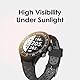 Canmore TW411 Golf-GPS-Uhr mit Fitness-Tracker, über 41.000 kostenlose vorinstallierte weltweite Kurse, aktualisierter IC-Chip, Orange
