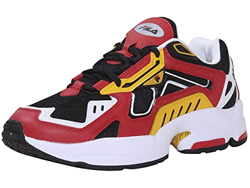 Fila Mens Archive Rjv Sneaker, Adult, Black/Red/White, 10 M US