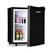 Klarstein Silent Cool Réfrigérateur - Peu encombrant, Pour les petits ménages, Refroidissement thermo électrique, Capacité de 30 litres, Eclairage intérieur, Clayette amovible, Noir