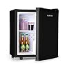 Klarstein Silent Cool Minibar Minikoelkast Mini snacks en drankjes koelkast (2 niveaus, 4,5-15 ° C continu…