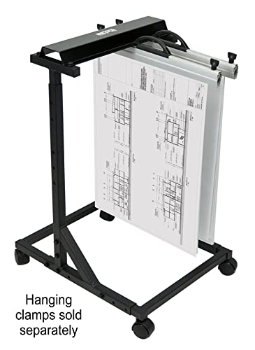 Hang-A-Plan, Mobile Blueprint Storage Rack, Height Adjustable #TOP7