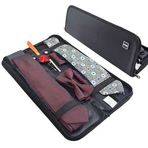 Image of Men's Travel Tie Case Holder Storage For Travel - 3 Packs