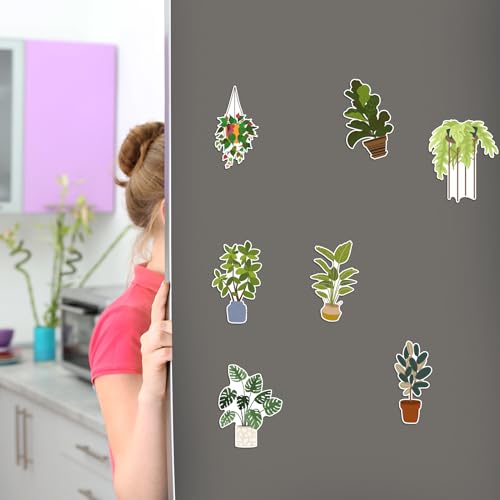 Pack de 32 imanes decorativos de plantas Copkim miniatura 4